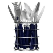 Gibson Home Sensations II 16 Pieces Flatware Set with Wire Caddy