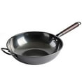 thumbnail image 1 of Gibson Home Stargaze Debossed 13" Carbon Steel Wok, 1 of 6