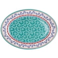thumbnail image 1 of Gibson Home VIllage Vines 14" Fine Ceramic Oval Platter in Multi, 1 of 5