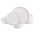 thumbnail image 1 of Gibson Home Vienna Dinnerware Set, Service for 4 (12pcs), White, 1 of 4