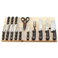 thumbnail image 1 of Wildcraft 15pc. Cutlery w/Wood Cutting Board Set, 1 of 9