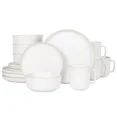 thumbnail image 1 of Gibson Home Zuma 16-Piece Plates, Bowls, & Mugs Dinnerware Set - Matte White, 1 of 3