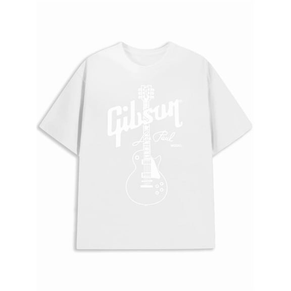 Gibson Les Paul Guitar Cotton T-shirt H121100