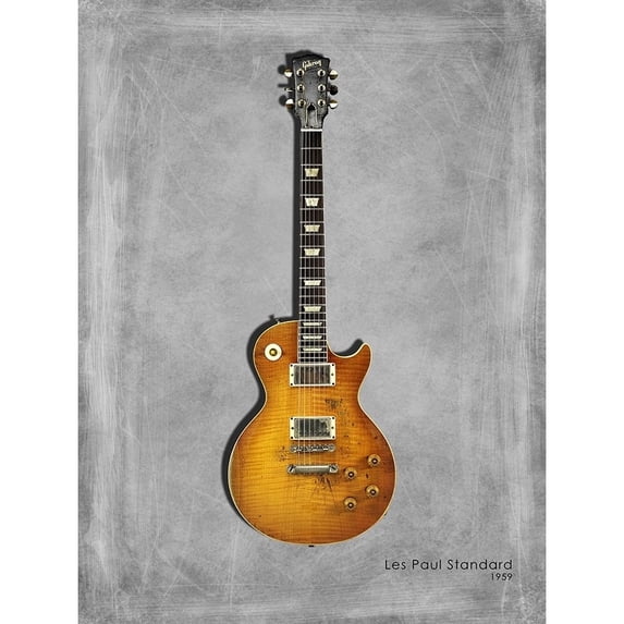 Gibson Les Paul Standard 1959 Poster Print by Mark Rogan RGN114882