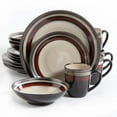 thumbnail image 1 of Gibson Lewisville 16Piece Dinnerware Set - Red, 1 of 3