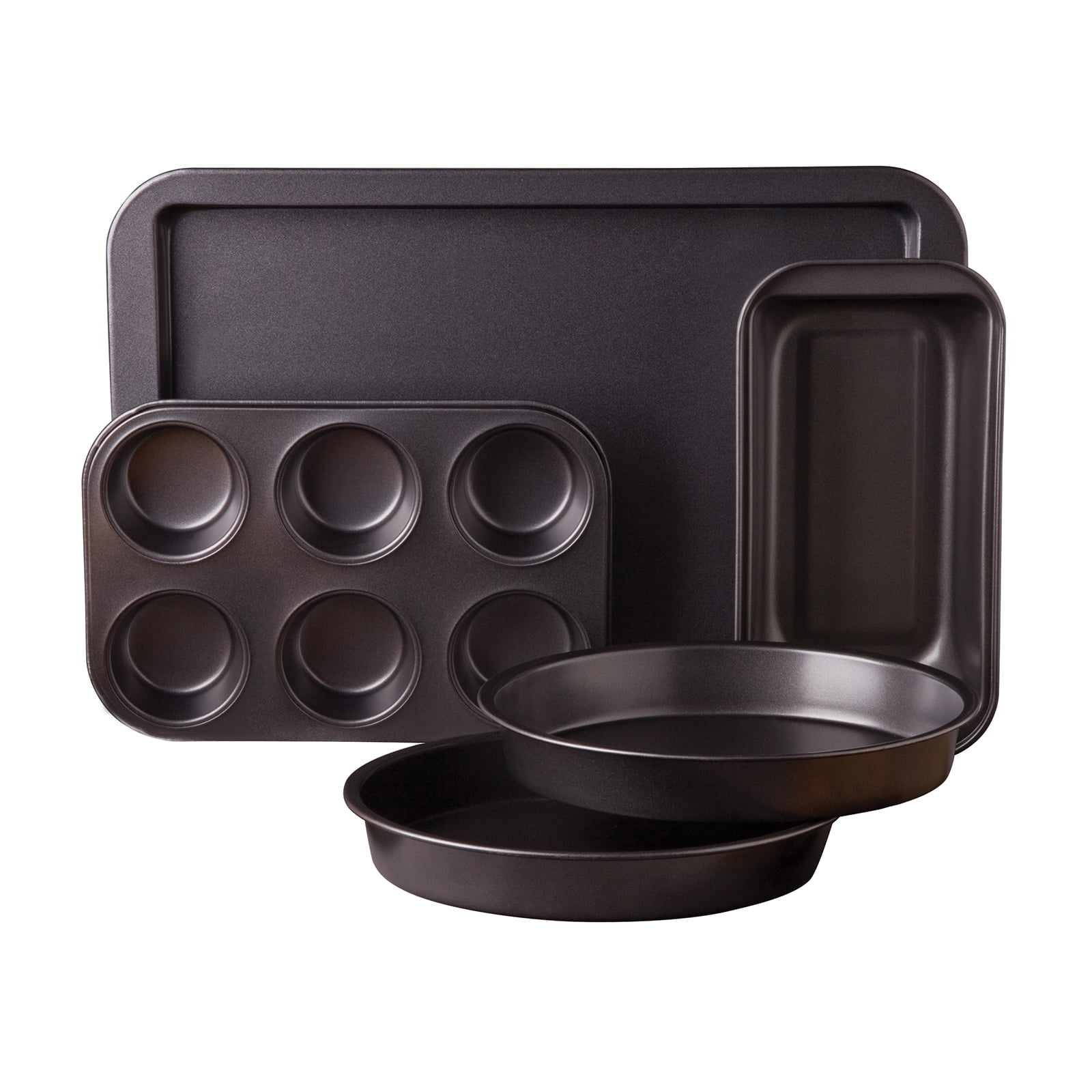 Gibson Love-to-Bake 5 Piece Xylan Nonstick Carbon Steel Bakeware Set