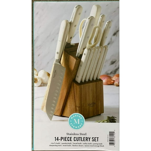 Gibson Martha Linen Cutlery Set - 14 Piece
