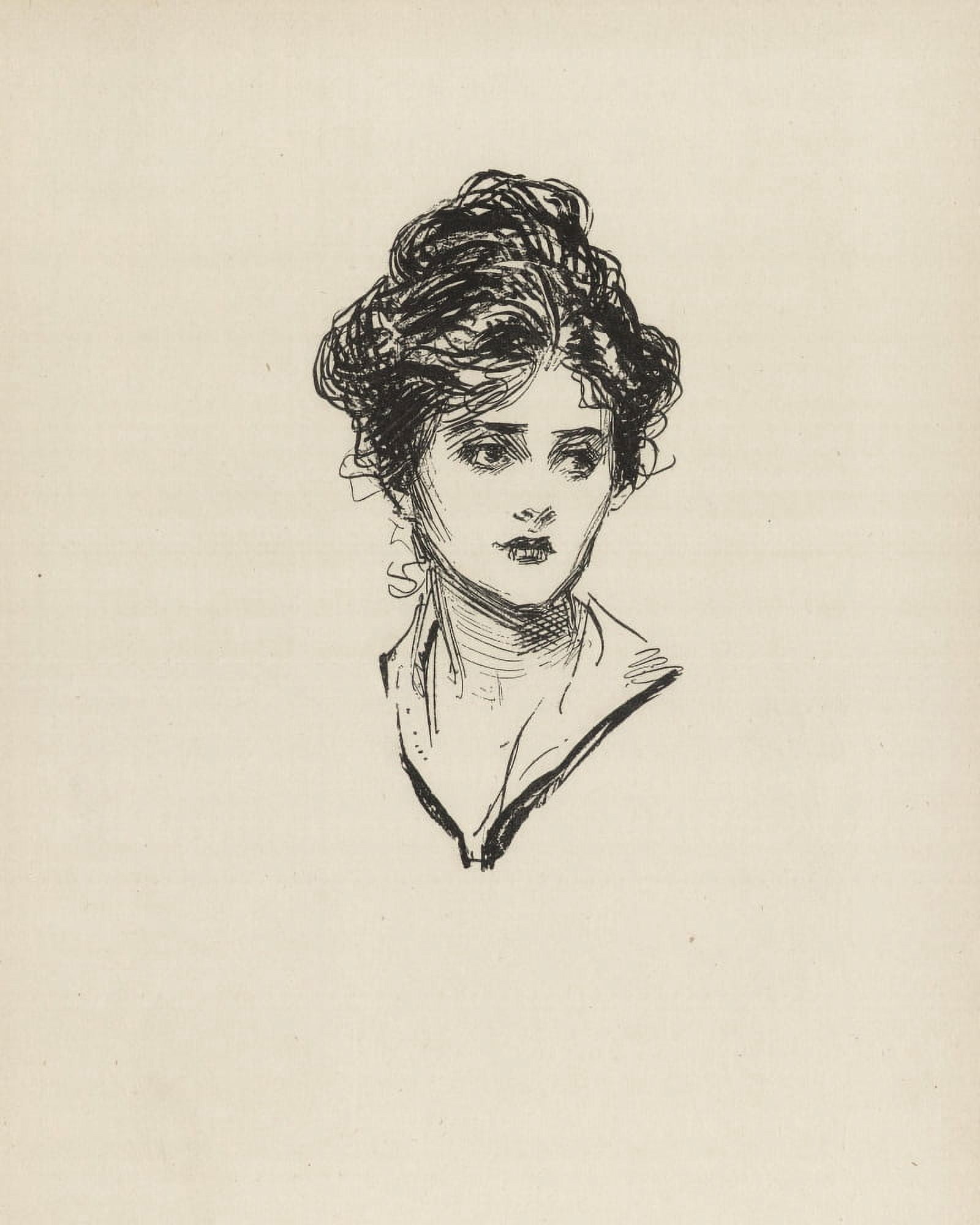 Gibson New Cartoons 1916 Girl 1 Canvas Art - Charles Dana Gibson (24 x 36)