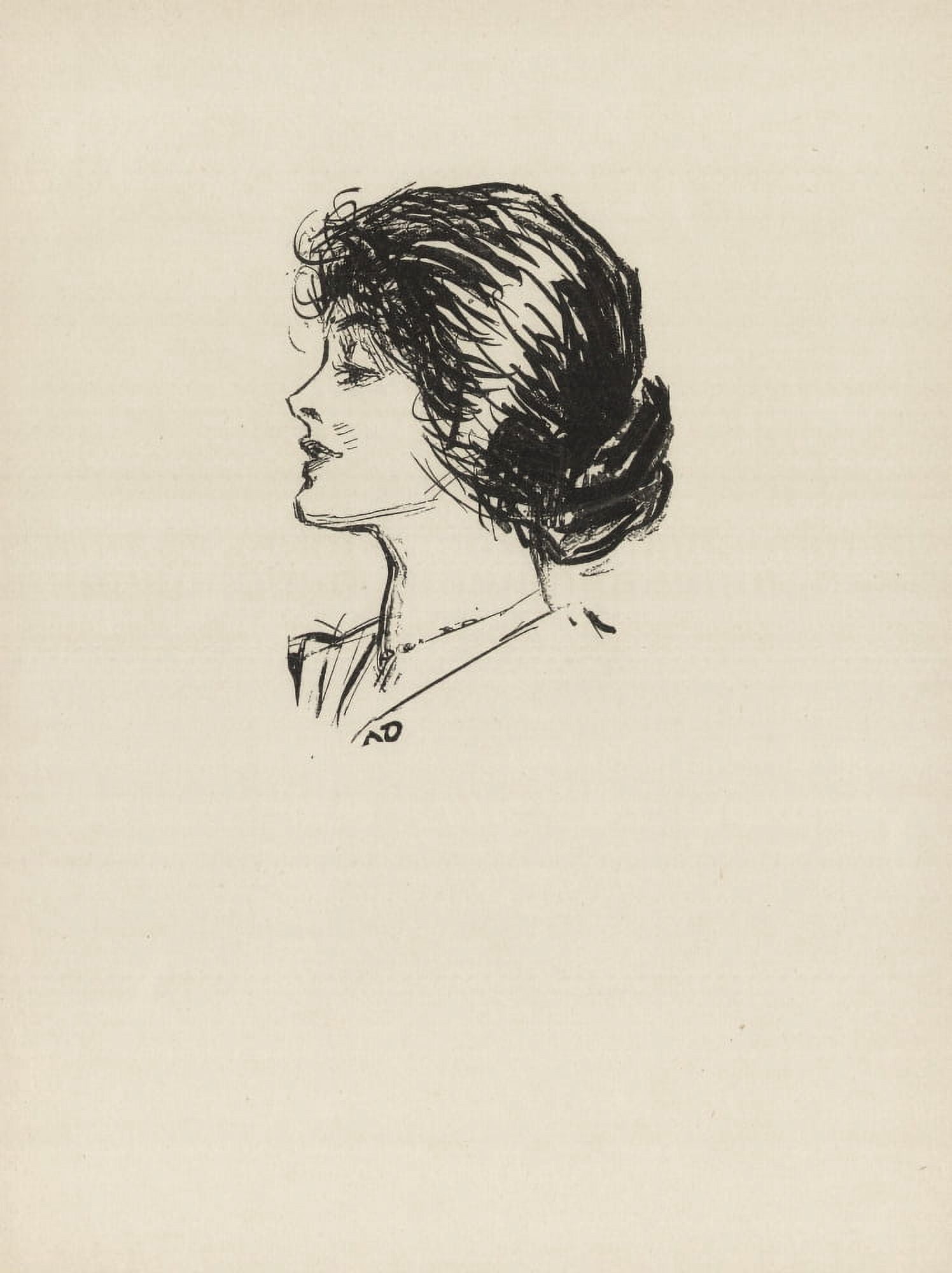 Gibson New Cartoons 1916 Girl 2 Canvas Art - Charles Dana Gibson (24 x 36)