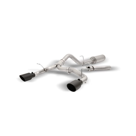Gibson Performance 69551B Black Elite Cat Back Dual Split Exhaust System Fits select: 2021 FORD BRONCO, 2022 FORD BRONCO BASE/BIG BEND/BLACK DIAMOND/OUTER BANKS/BADLANDS/WILDTRAK/EVERGLADES