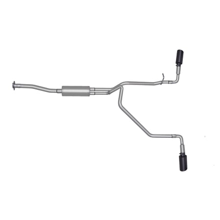 Gibson Performance Black Elite Cat-Back Dual Extreme Exhaust System, Stainless
