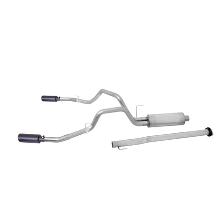Gibson Performance Black Elite Cat-Back Dual Split Exhaust System, Stainless Fits select: 2011-2014 FORD F150 SVT RAPTOR