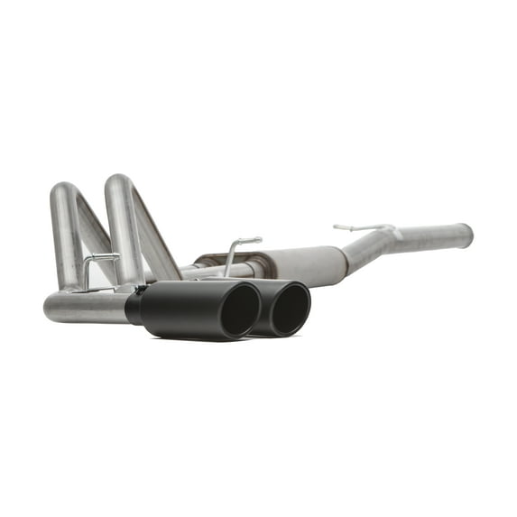 Black Elite Cat-Back Dual Sport Exhaust System, Stainless