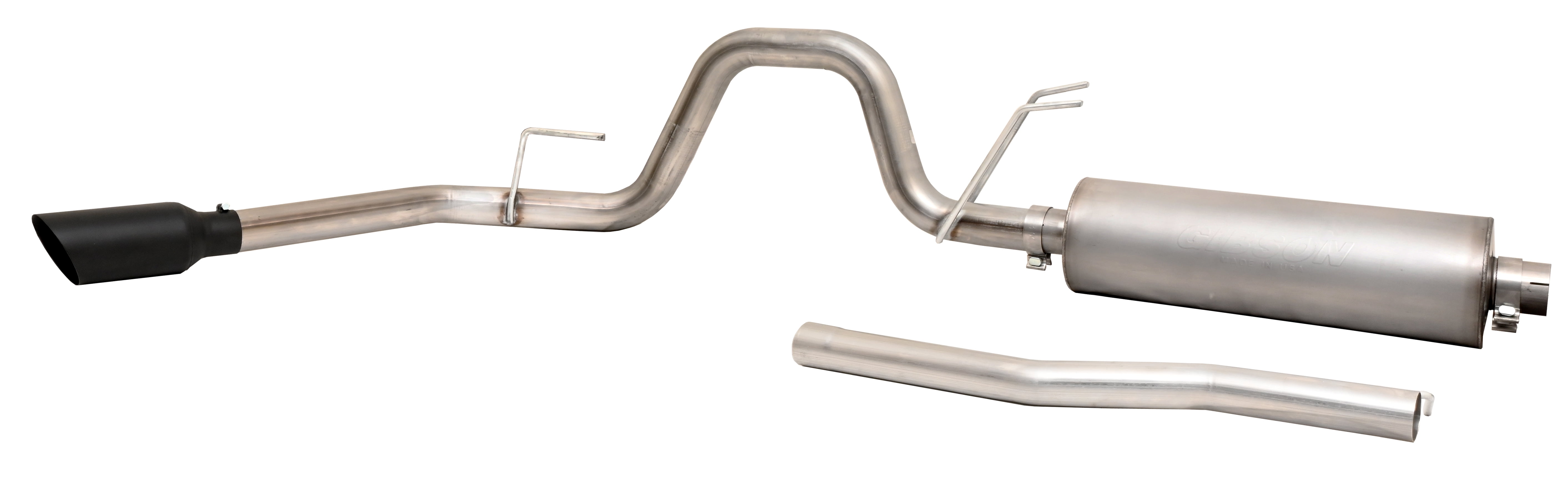 Gibson Performance Black Elite Cat-Back Single Exhaust System, Stainless Fits select: 2020-2021 FORD F250 SUPER DUTY, 2020-2021 FORD F350 SUPER DUTY
