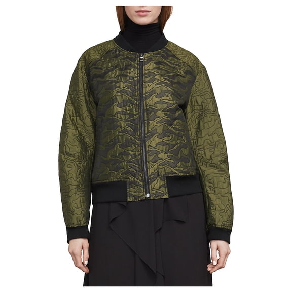 Gibson Quilted-Jacquard Camo Bomber
