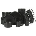 thumbnail image 1 of Gibson Soho Lounge Bowery 32-Piece Stoneware Dinnerware Set - Matte Black, 1 of 8
