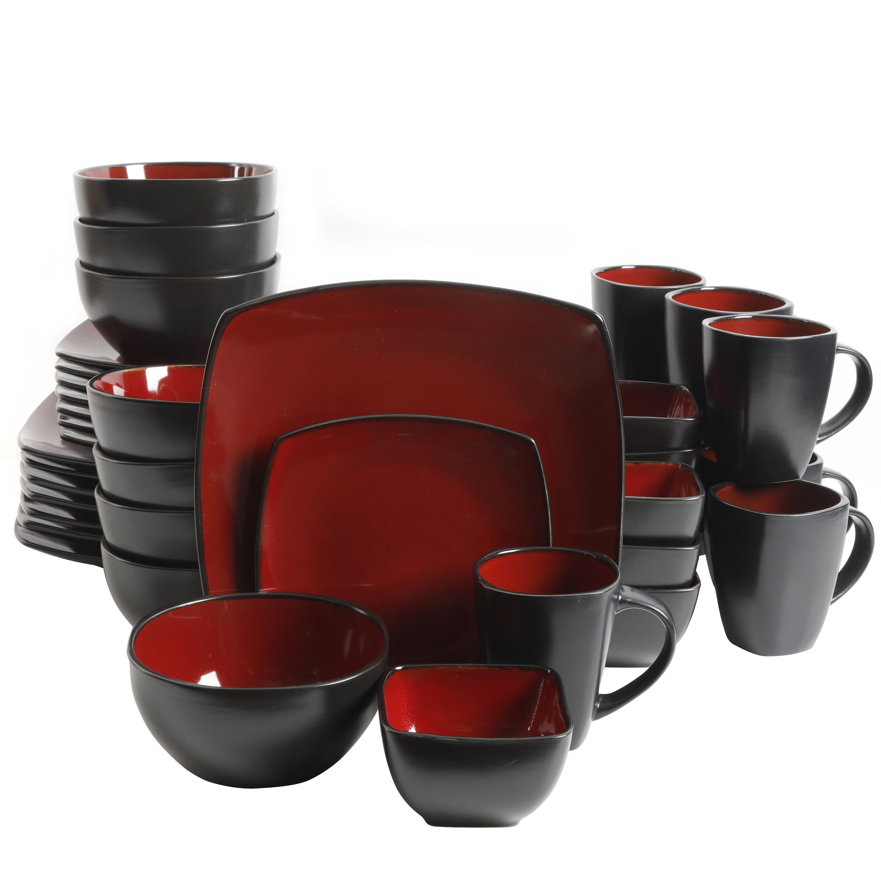 Gibson Soho Lounge Stackable Glass Espresso Cups with Rack, Glass, 4-Piece