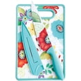 thumbnail image 1 of STUDIO CALIFORNIA 112065.03 Studio California Jordana Cutlery Knife & Cutting Board Set in Turquoise Floral Pattern - 3 Piece, 1 of 5