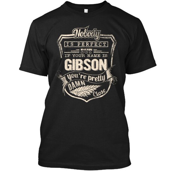 Gibson T-Shirt Made in the USA Size S to 5XL