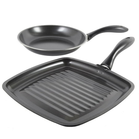 Gibson Westleton 2pc Cookware Set Black
