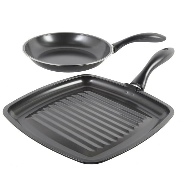 Gibson Westleton 2pc Cookware Set Black
