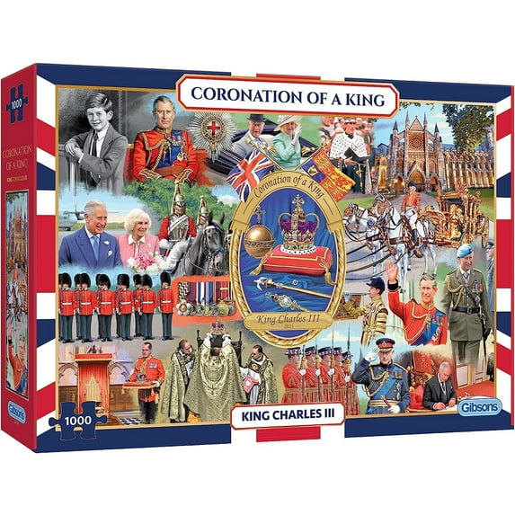 Gibsons Coronation of a King Jigsaw Puzzle (1000 Piece)