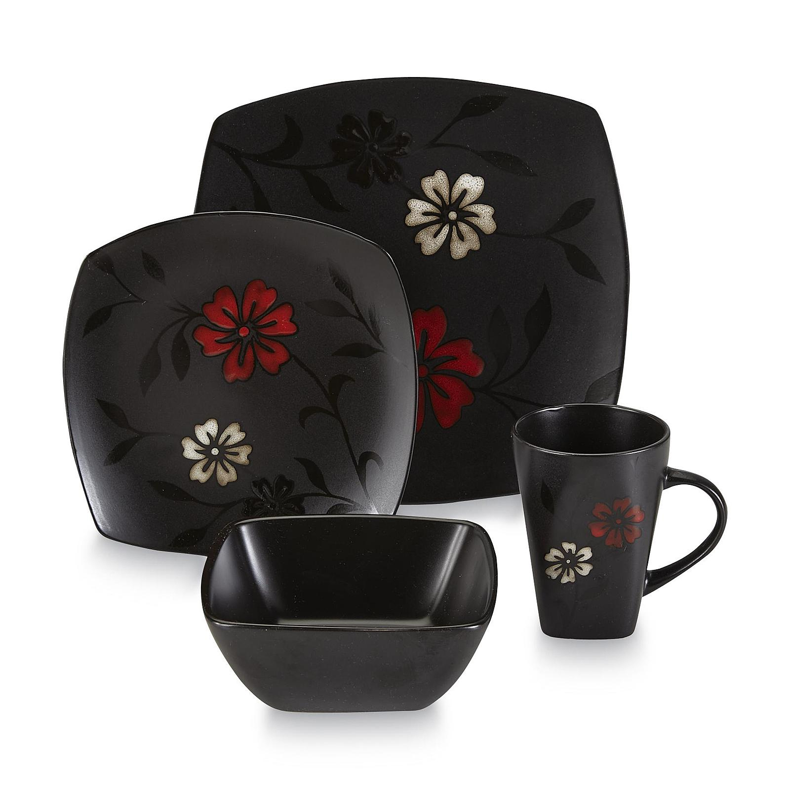 Gibsons Essential Home Mystic Floral 16pc Dinnerware Set - image 1 of 2