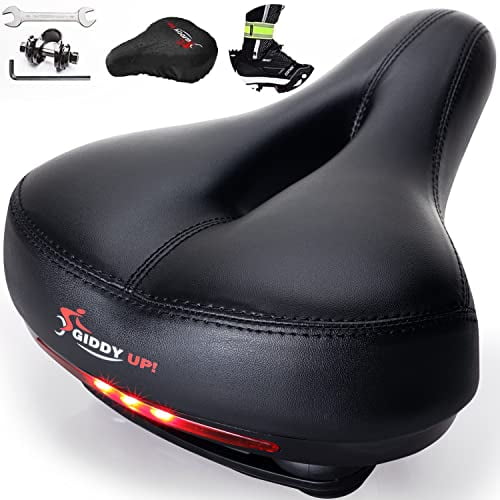 Giddy Up! Bike Seat Most Comfortable Memory Foam Waterproof Bike