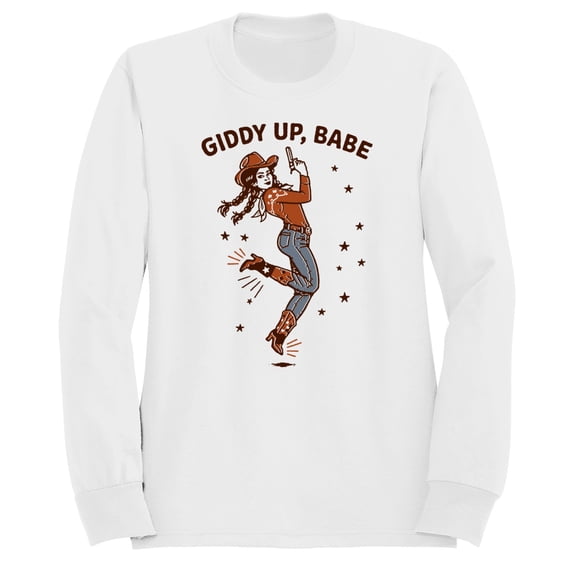 Giddy Up Cowgirl Babe Women's Sweatshirt