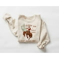 thumbnail image 1 of Giddy Up Jingle Horse Pick Up Your Feet Sweatshirt, Cowboy Christmas Sweater, New Year Eve Shirt, 1 of 4