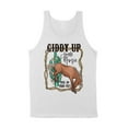 thumbnail image 1 of Giddy up Jingle Horse Tank Top Unisex Large White, 1 of 5