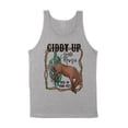 thumbnail image 1 of Giddy up Jingle Horse Tank Top Unisex X-Small Grey, 1 of 5