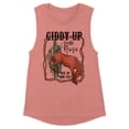 thumbnail image 1 of Giddy up Jingle Horse Women's Muscle Tank 2X-Large Desert Pink, 1 of 5