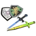 thumbnail image 1 of Giddyup! Buck's Foam Swords Shields White Eagle VS Golden Lion Costume Accessories, (4 Pieces), 1 of 9