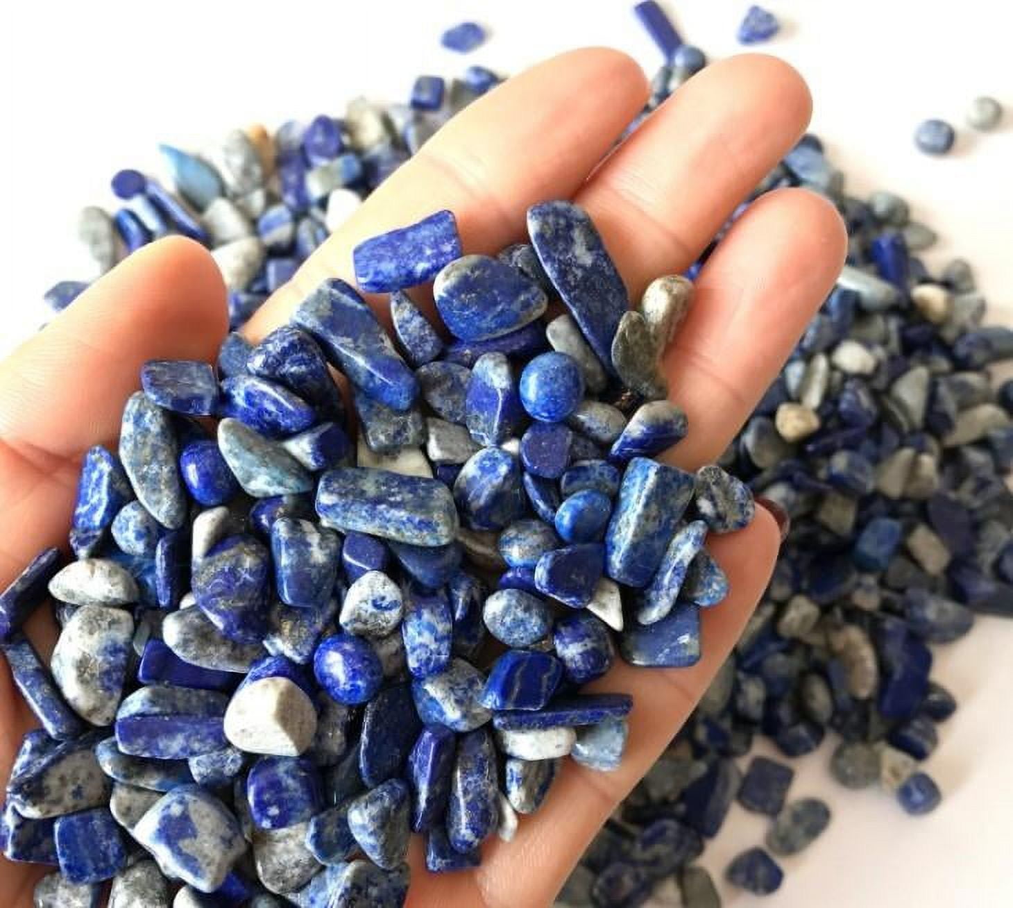 Giddyup Buck s Lapis Lazuli Tumbled Chips Stone 1 Pound Walmart
