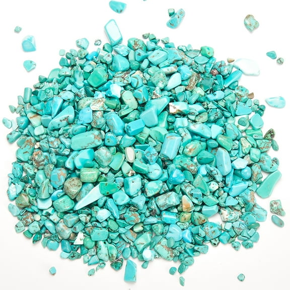 Giddyup! Buck's Turquoise Tumbled Chips Stone 1 Pound