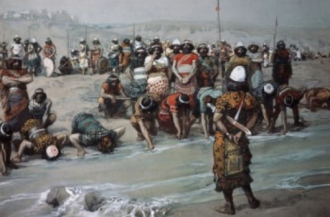Gideon Chooses the Three Hundred  James Tissot (1836-1902 French) Jewish Museum New York Canvas Art - James Tissot (18 x 24)