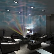 Gideon DreamWave Soothing Ocean Wave Projector LED Night Light with Built-in Stereo Speakers / 12 LED Bulbs - 3 Colors Water Wave LED Ceiling Pro
