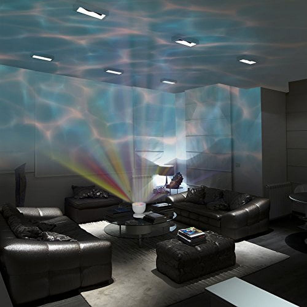 Gideon DreamWave Ocean Wave Projector LED Night Light with Stereo ...