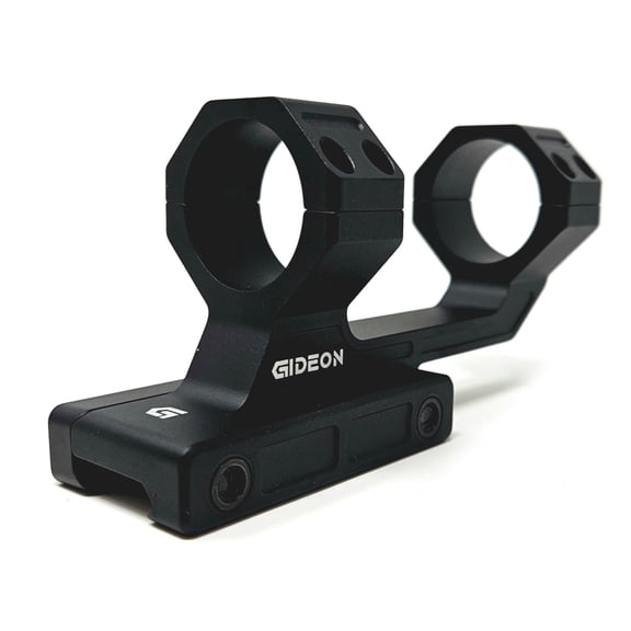 Gideon Optics LPVO Scope Mount., 34mm, Black, Anodized, 34mm