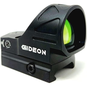 Gideon Optics Omega Reflex Sights, 3 MOA Green Circle Dot Reticle, Black