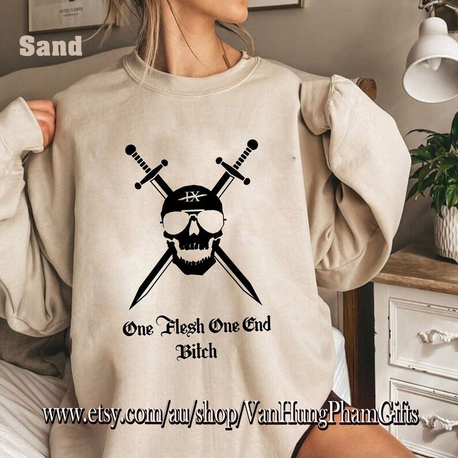 Gideon The Ninth Inspired ,One Flesh One End Pocket Sweatshirt, The