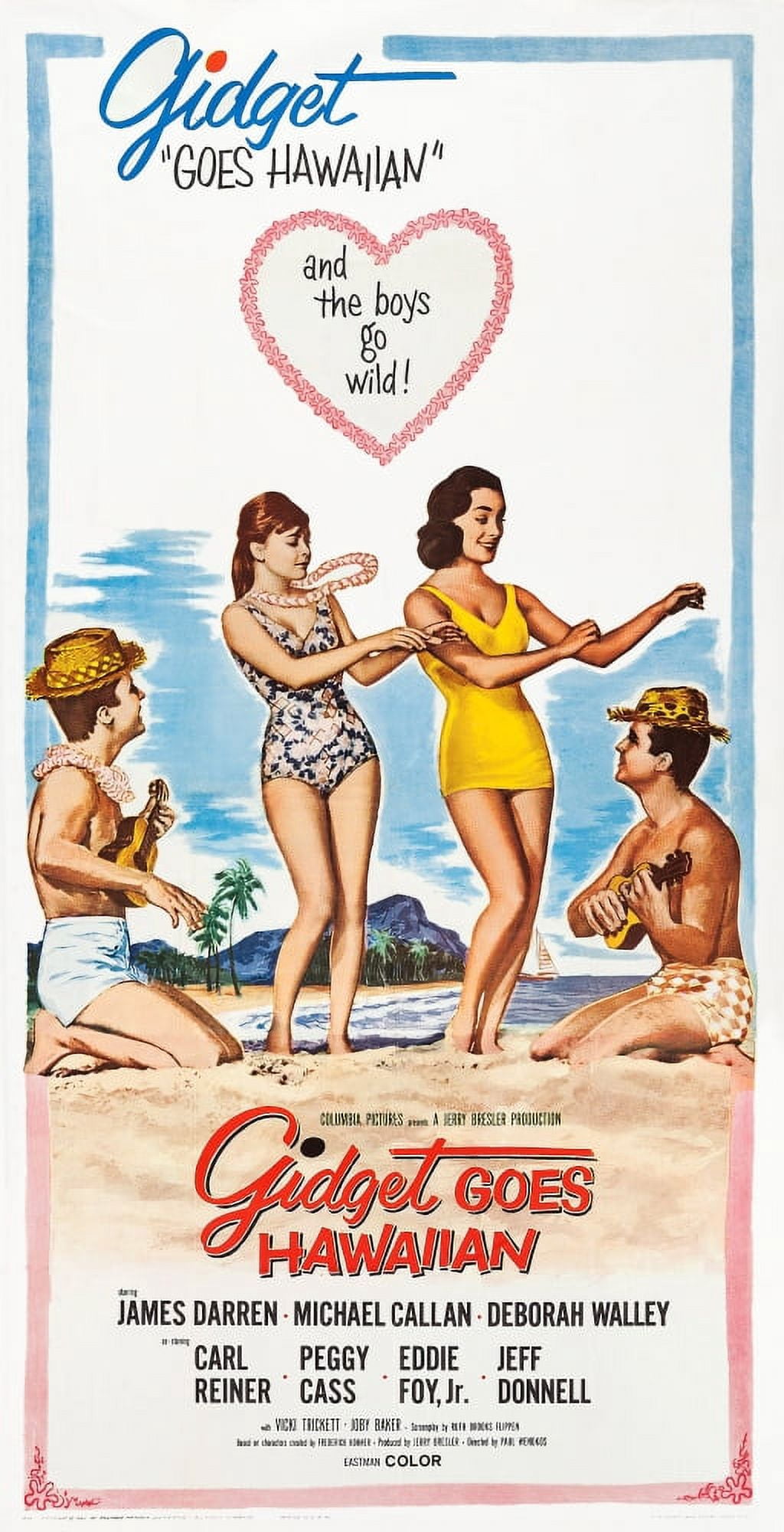 Gidget Goes Hawaiian Canvas Art - (24 x 36)