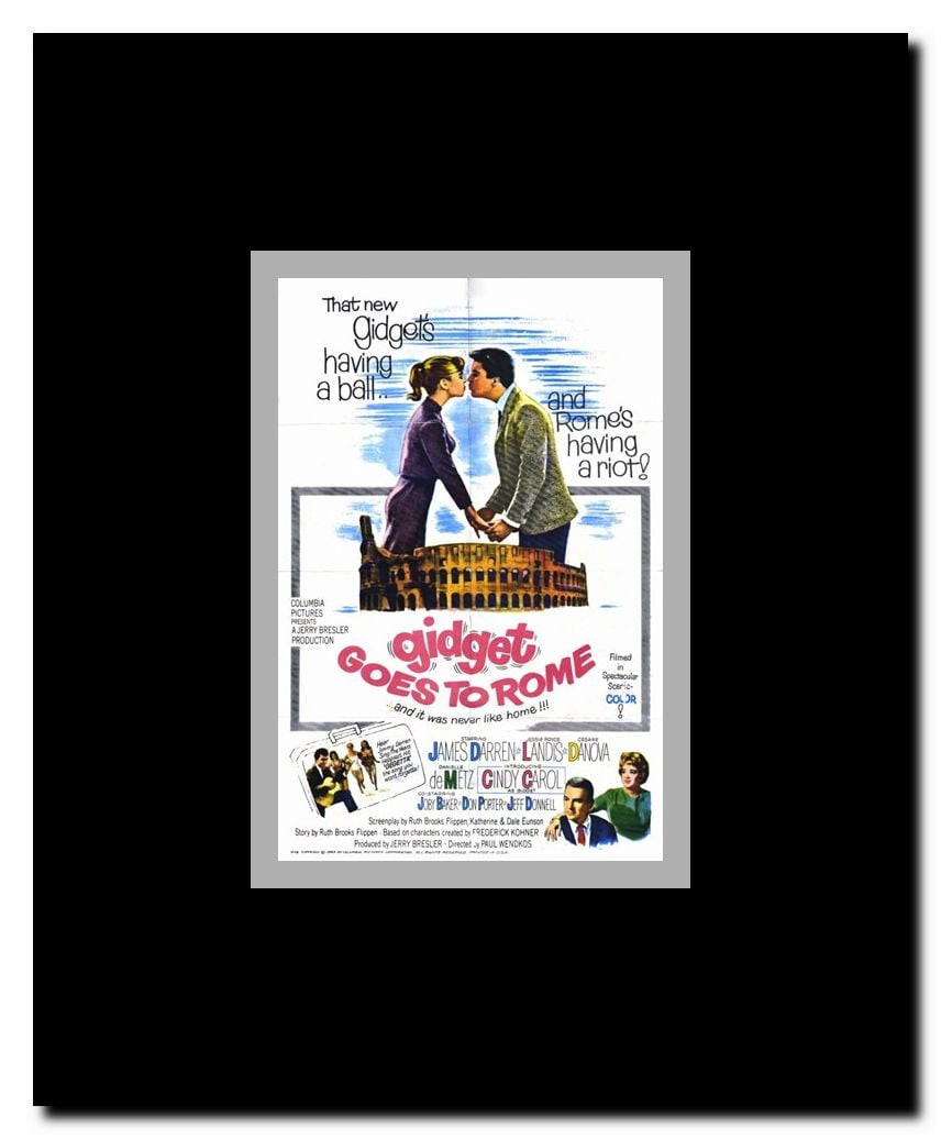 Gidget Goes to Rome Framed Movie Poster