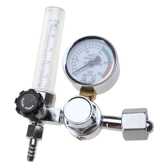 Gieenan 0-25mpa Pressure Reducer Argon Gas Pressure Regulator Gauge Welding Mig Tig Control Easy Installation 5/8" Thread
