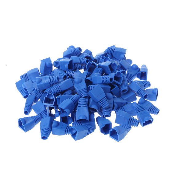 Gieenan 100 Pcs CAT5E CAT6 RJ45 Cap Ethernet Network Cable Strain Relief Boots Connector