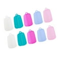 thumbnail image 1 of Gieenan 10Pcs Flexible Silicone Toothbrush Head Covers Caps Dustproof Travel Essential, 1 of 16