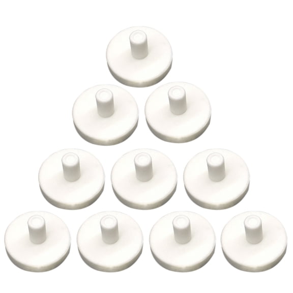 Gieenan 10pcs Coral Frag Plugs Ceramic Aquarium Coral Rack Support Bracket Holder Base Coral Frag Stand Fish for Tank Supplies