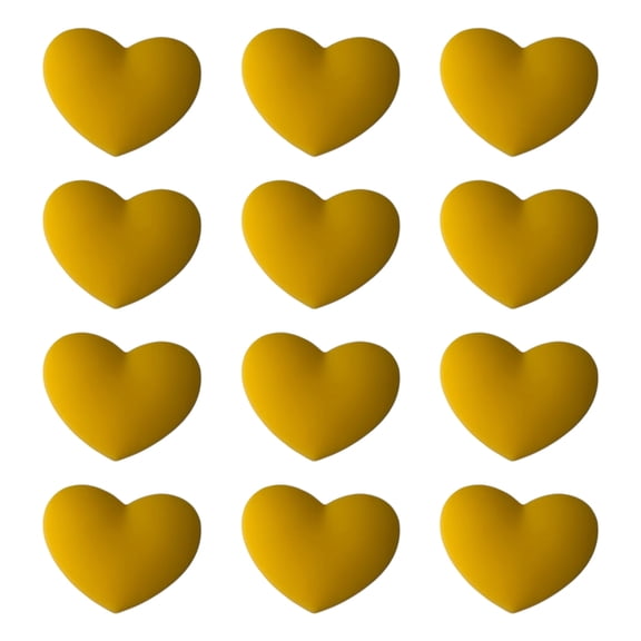 Gieenan 12pcs Heart Shape String Dampener Tennis Racquet Dampeners Absorber