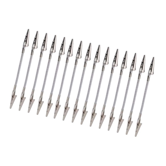 Gieenan 15Pcs Flexible Double Head Iron Incenses Stick Holder Clip Stable Base Coil Burners Stand For Home Temple Decors